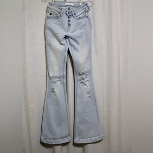 Light Blue Kancan Flare Jeans